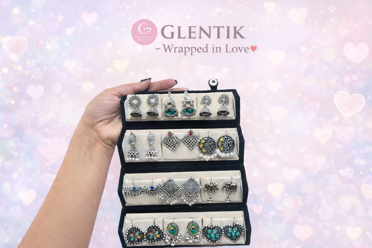 GLENTIK-Wrapped in Love❤️. Earring Gift Set For Women.