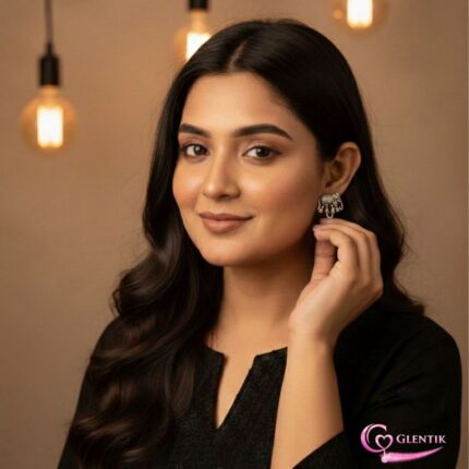 Jaipuri Oxidized Majestic Charm Elephant Earrings. GLENTIK – Wrapped in Love ❤️.